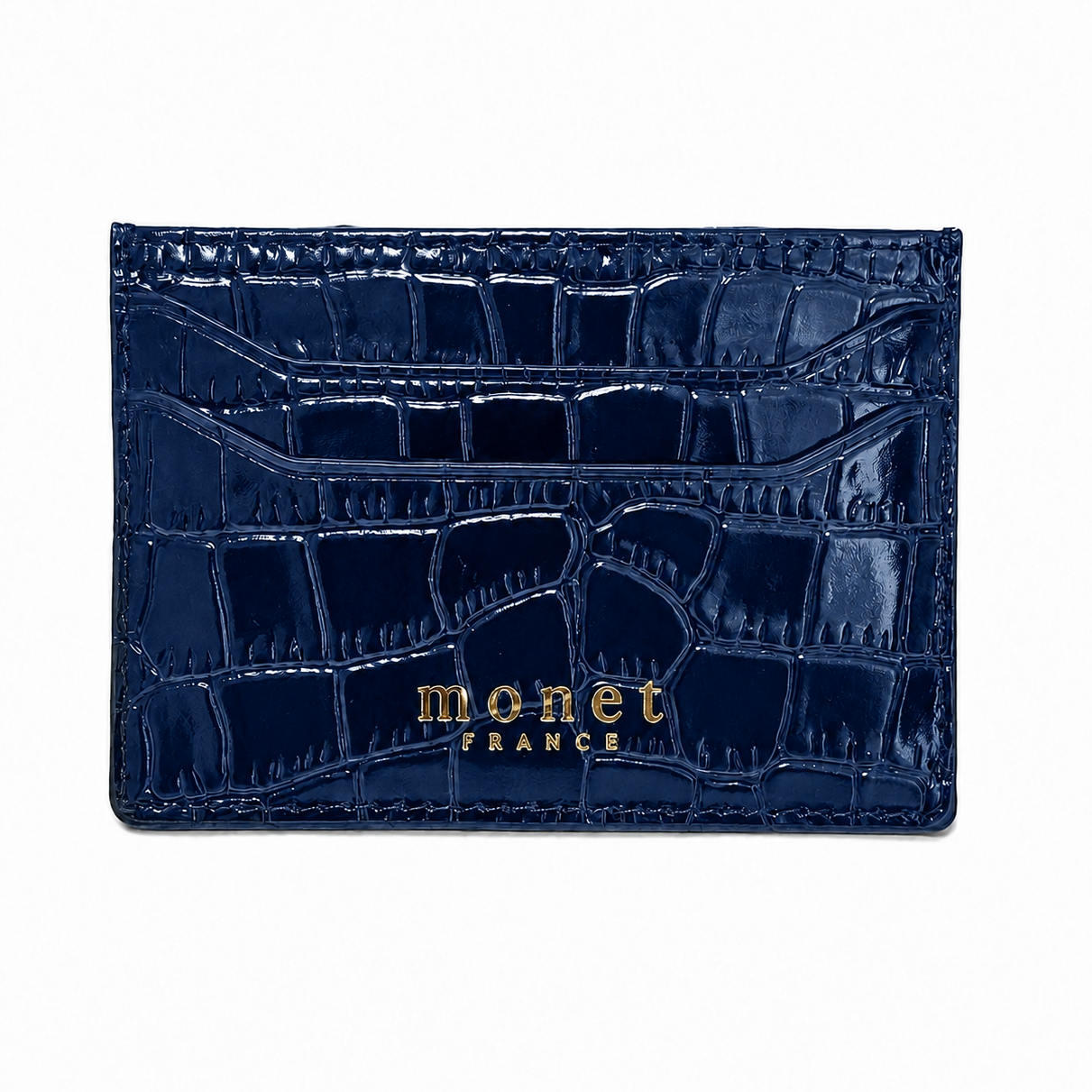 Monet Cardholder Navy Crocodile