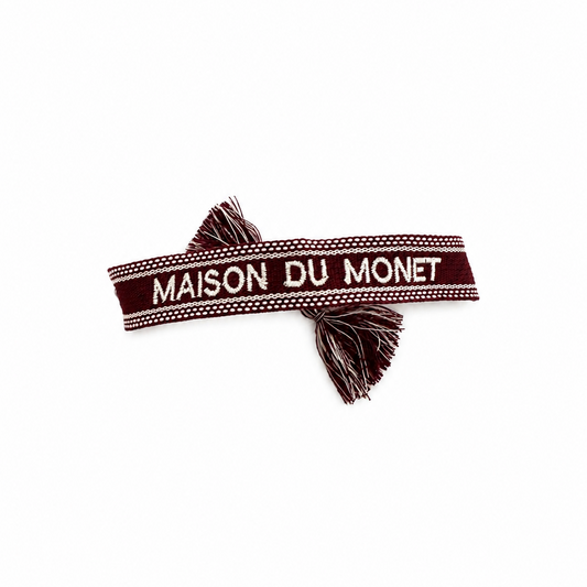 Maison DU Monet Bracelet Bordeaux Red